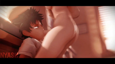 Himiko Toga X Izuku Midoriya X Ochako Uraraka NTR Part 2