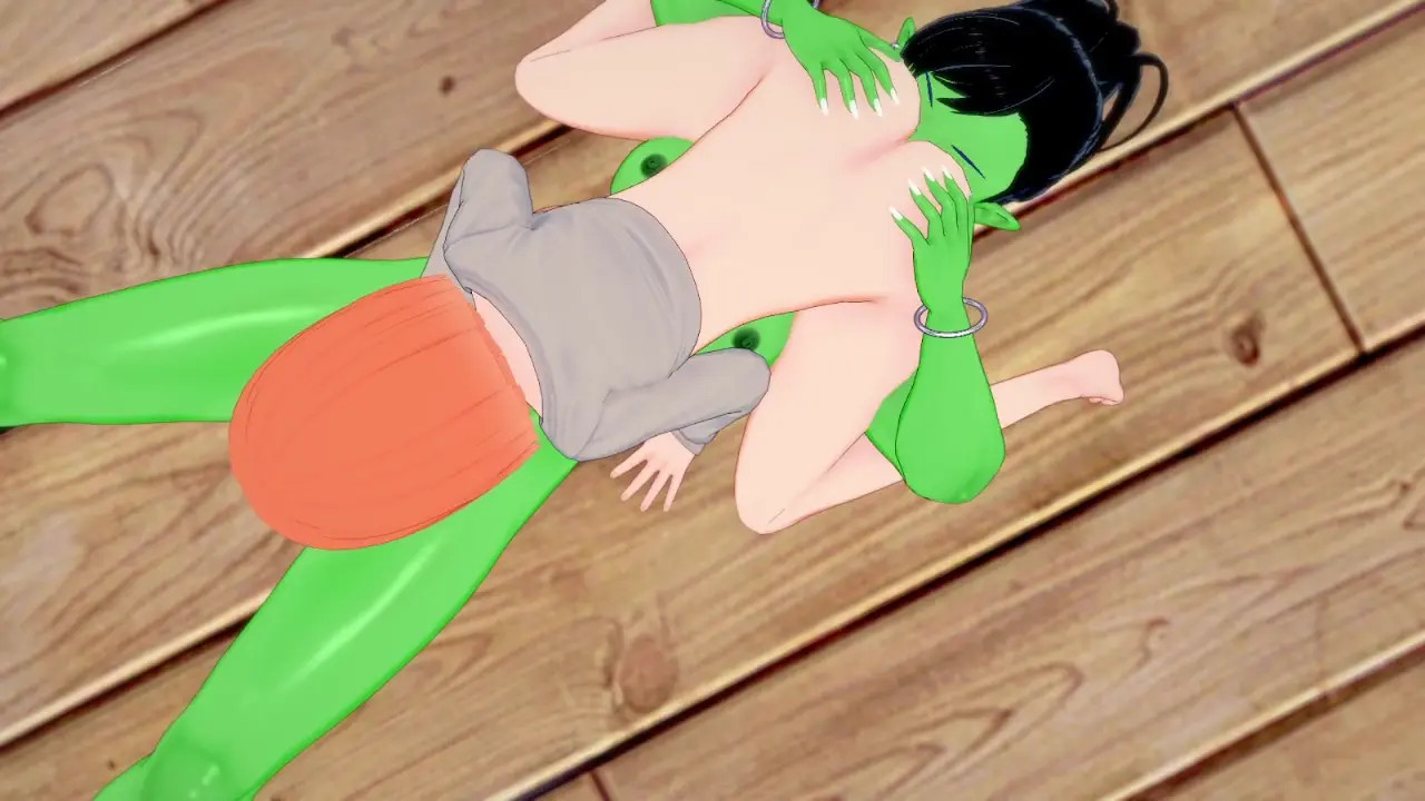 McDonald's mom is fucked by futa orc