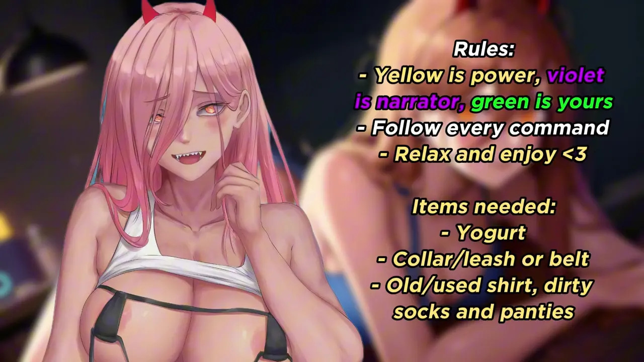 New Hentai: Power wants you to become her filthy delicious meal (Food JOI) - Stream & Download HD | rule34tv.com