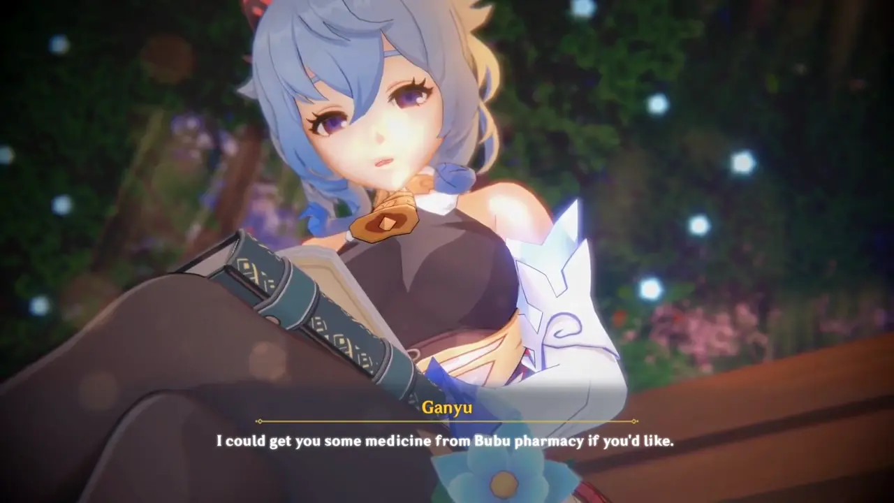 Ganyu Black No BG Pov