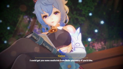 Ganyu White No BG Pov