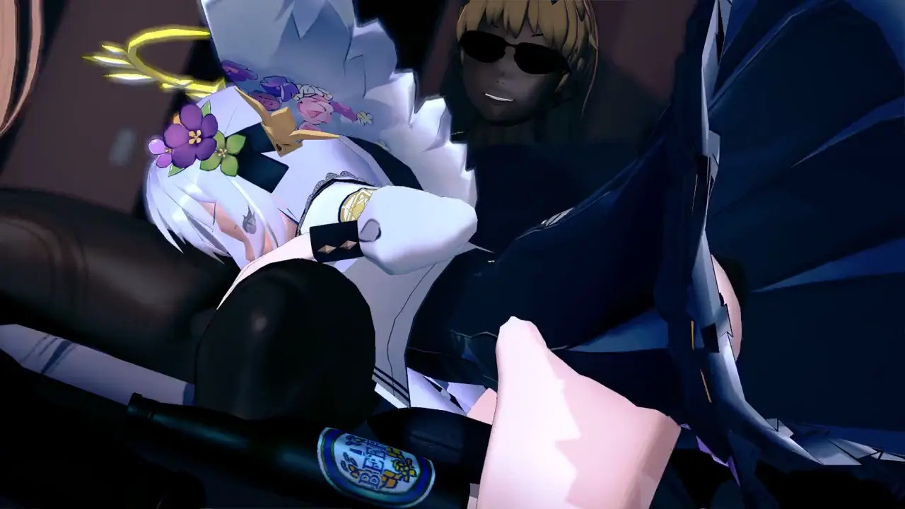 Snowbunny Hifumi and Azusa taking BBC together like good little sluts