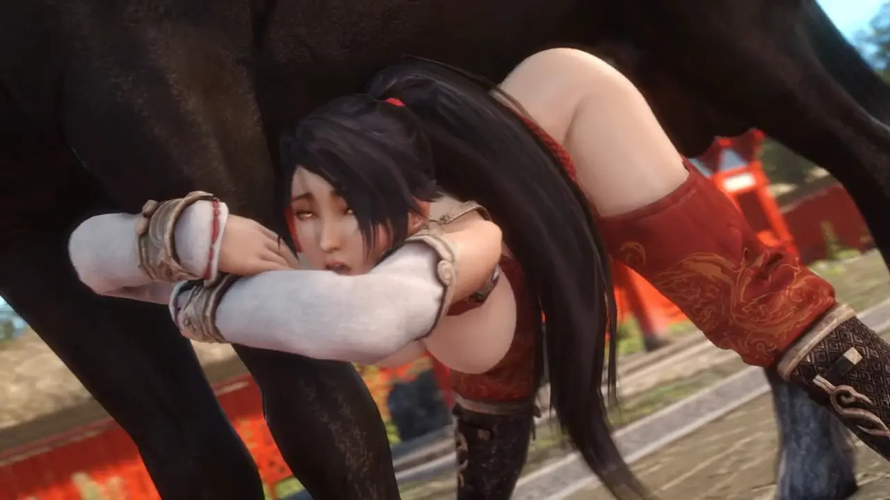 Momiji and horse
