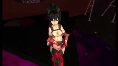 Second Life Slut getting interracial rough fuck