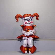 Circus Baby is sitting here and walked away