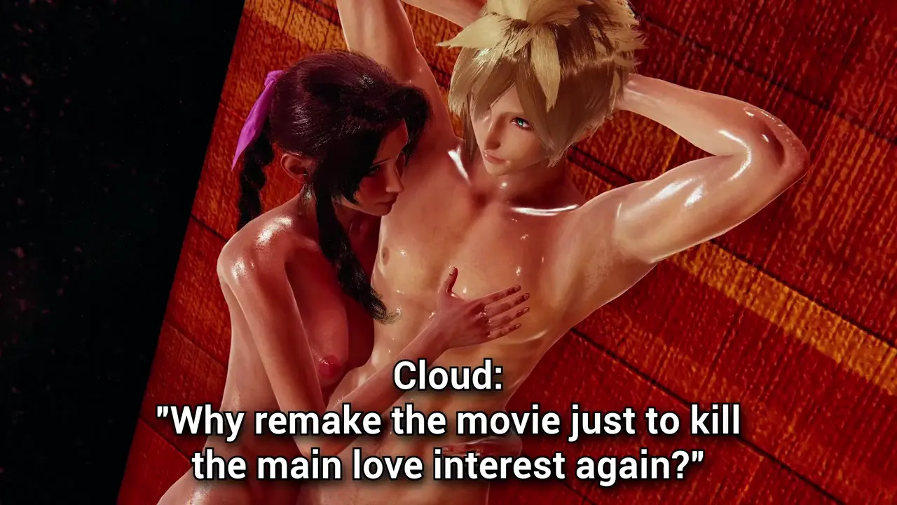 Aerith and Cloud