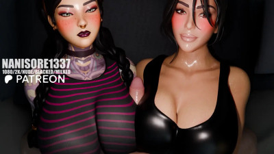 [FORTNITE] JULES x KIM sloppy titfuck