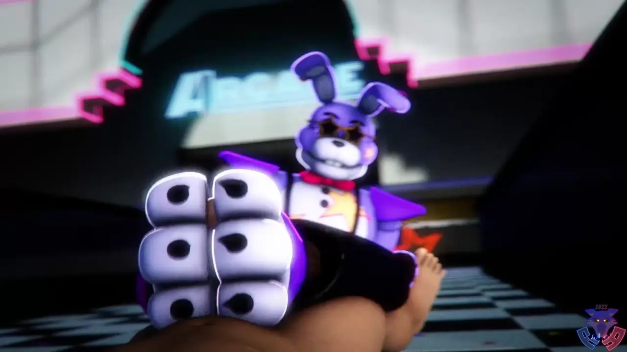 Glamrock Bonnie Footjob POV