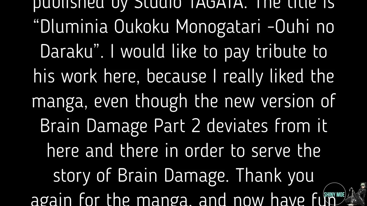 Brain Damage Part 2 - Onahole Madness [Shiny Moe]