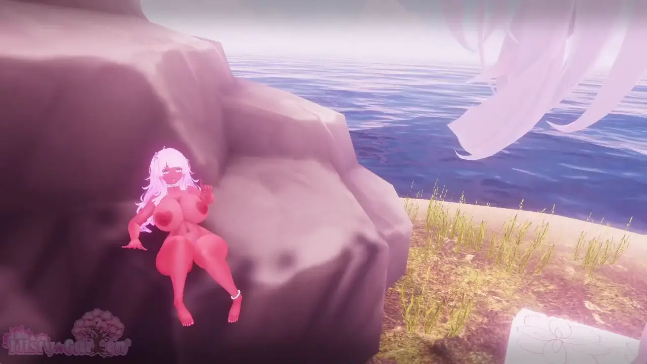 Pink haired bimbo visits has sex with dragon vtuber on stream! |AFF S4 E1