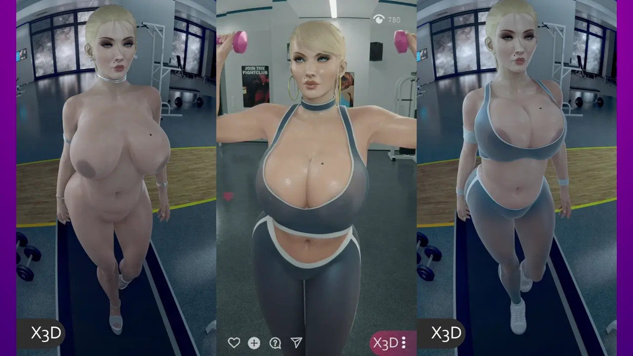 X3D Jiggly Mommy Compilation
