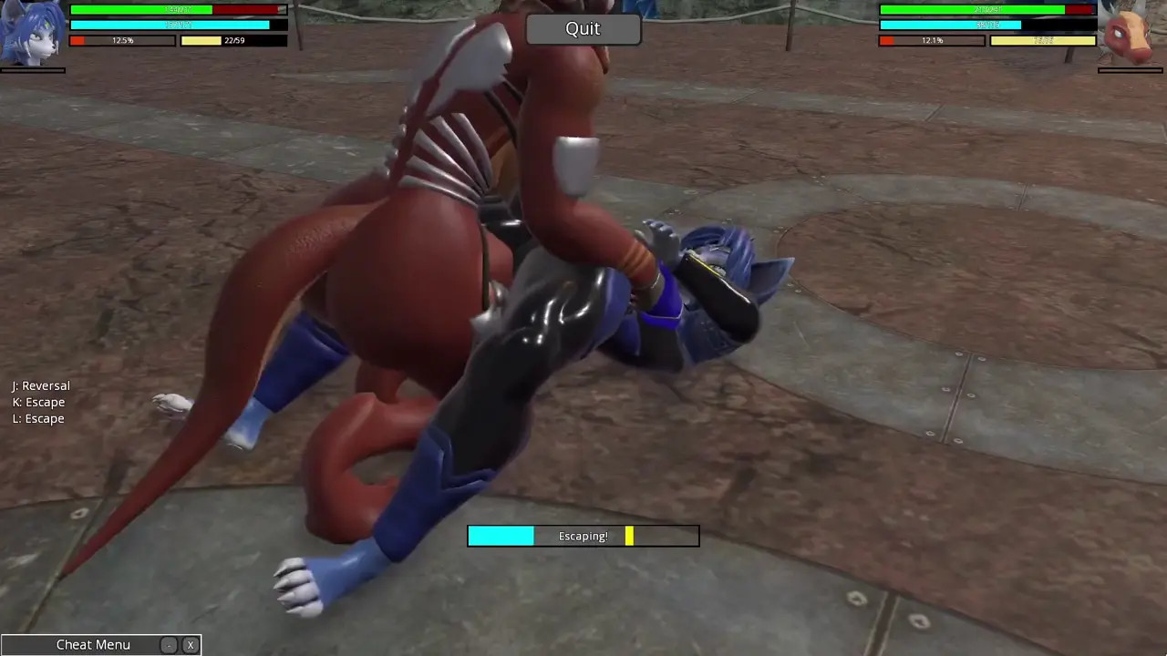 Krystal vs Dragoness! Heroine Rumble 2 Futa X Futa