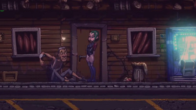 First gameplay footage of my NSFW game with female clown MC!