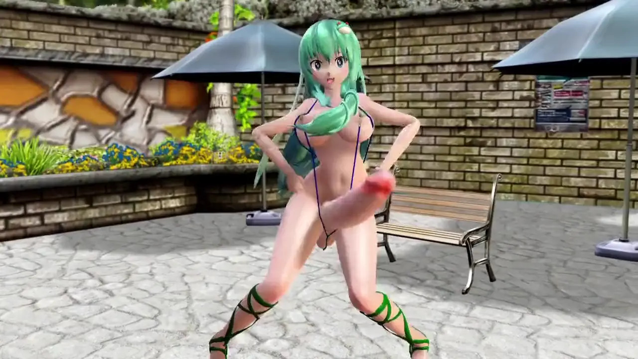 【MM3077】Sanae Futanari Erotic Dance