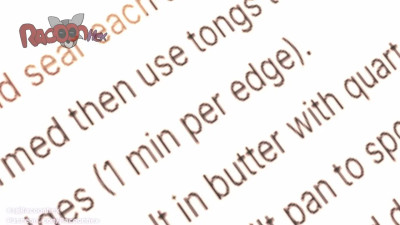 Gwen cooking a sausage