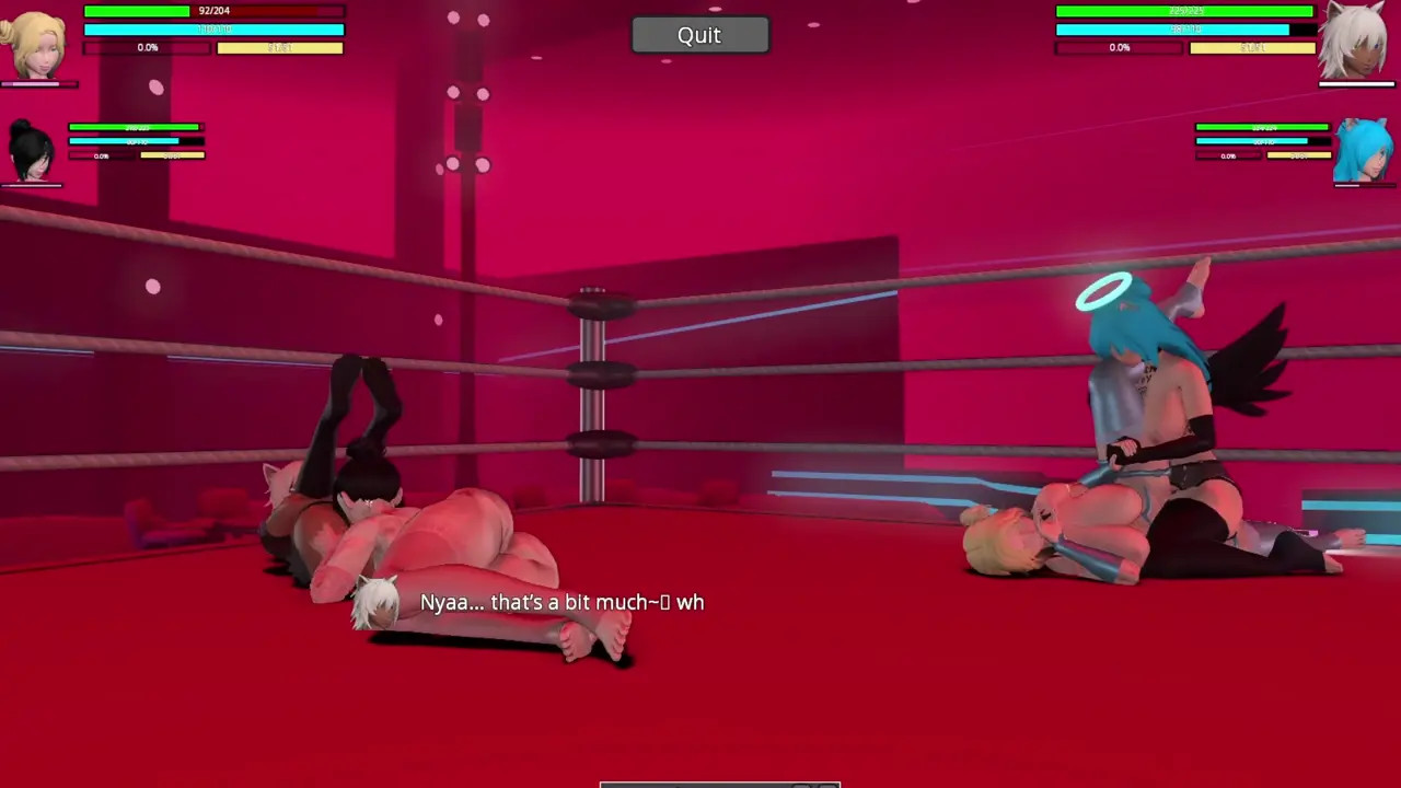 HRSL: Marguiette and Mizuki vs Lizzy and Peritya Orgasm Overload