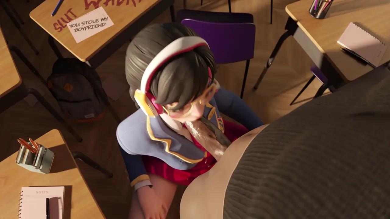 Dva academy blowjob [4K] [Black!]