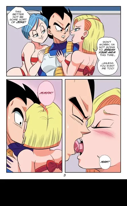 Bulma & Android 18 Threesome [motion comic] [spanish subbed]