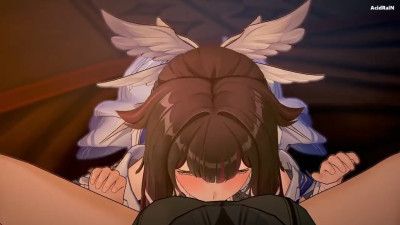 Columbina x Futa Arlecchino sex video (GI)