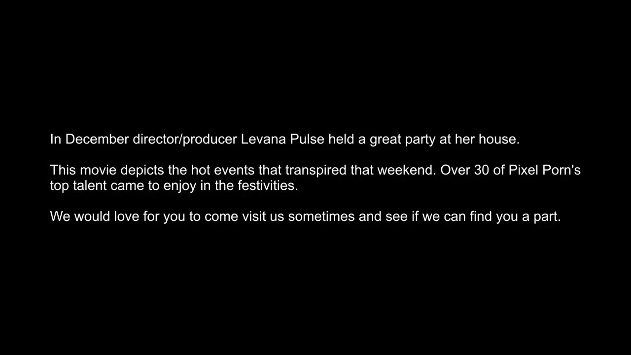 Pixel Porn end of year orgy party