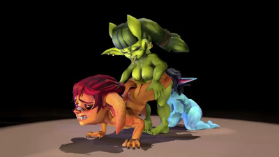 Goblin Teaching a lesson (No sound)