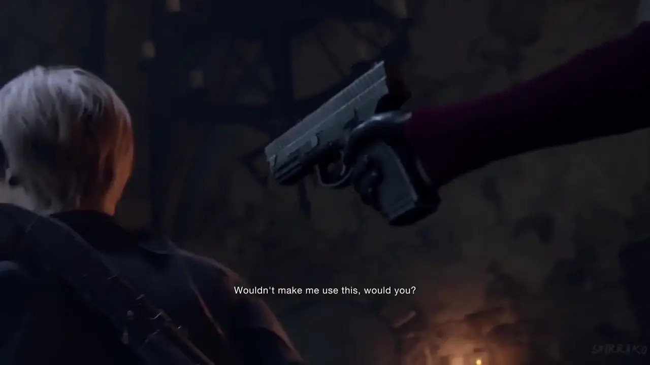 RE4 short story - The greeting Leon was looking for