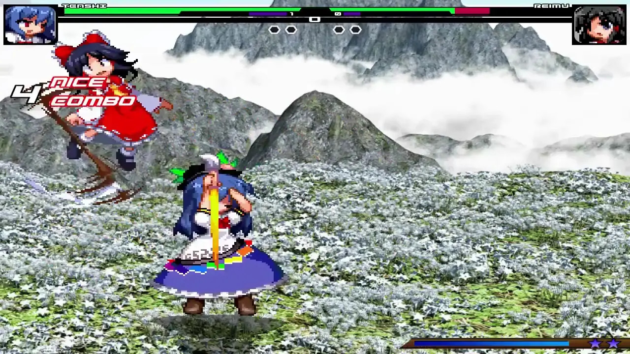 mugen Tenshi vs Reimu
