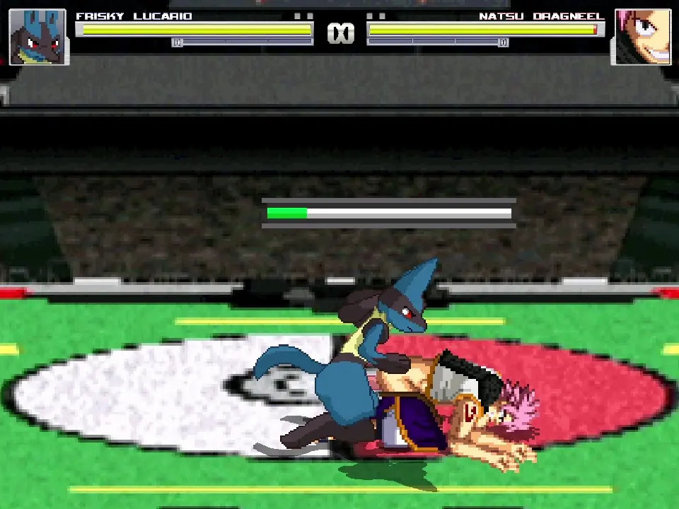 MUGEN Lucario fucks Natsu Dragneel