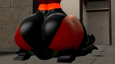 Elastigirl catches a cat burglar by BigASSets42424