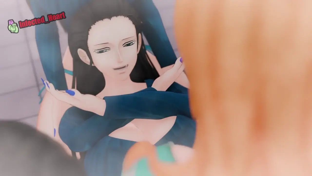 Robin Clones Help Nami Ride Robin [Infected_Heart]