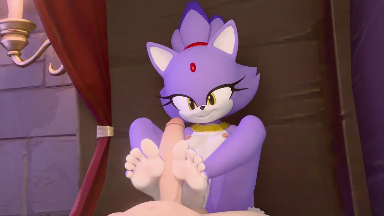 Blaze footjob