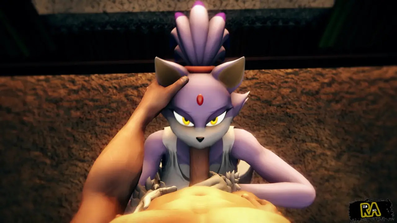 Blaze The Cat Blowjob POV