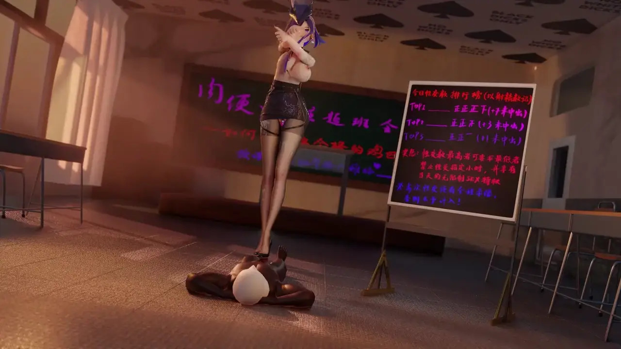 [DS3] QoS Cloerinde Sex with BBC in the classroom