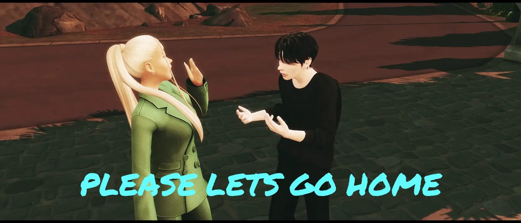 My mom make me her femboy [full old sims video]