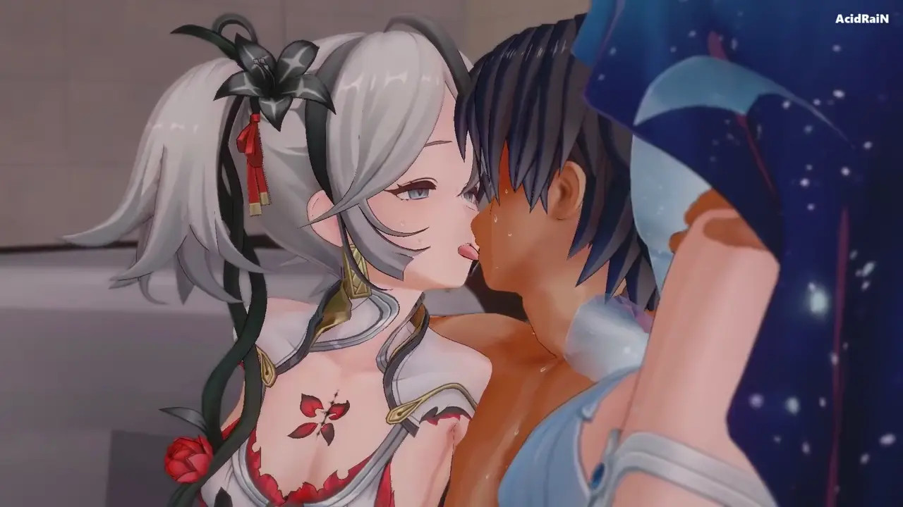 Shorekeeper & Camellya x Group sex video  (WuWa)