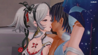 Shorekeeper & Camellya x Group sex video  (WuWa)