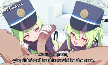 Blue Archive - Hikari & Nozomi Having fun