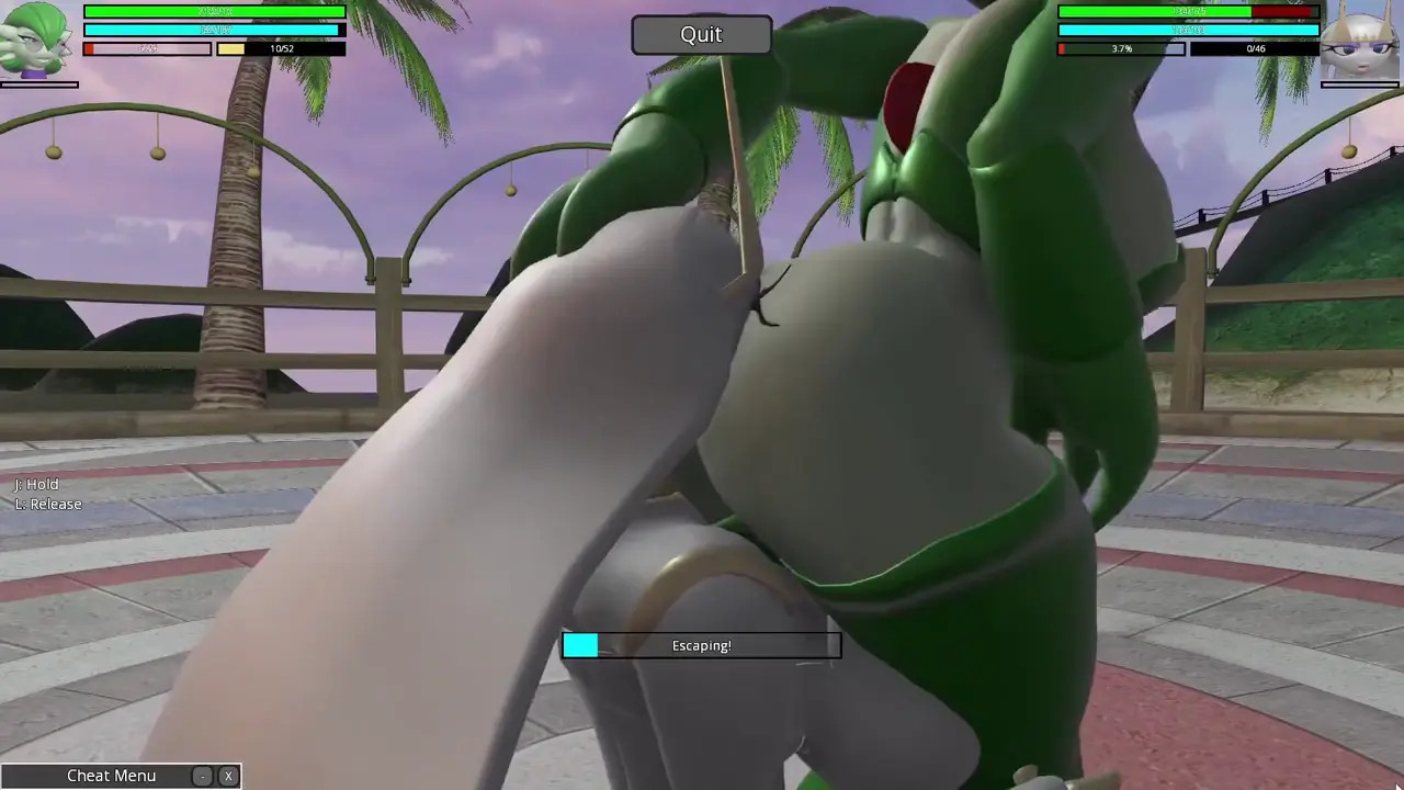 Gardevoir dominates Pheromosa! Heroine Rumble 2 Pokemon Futa X Futa