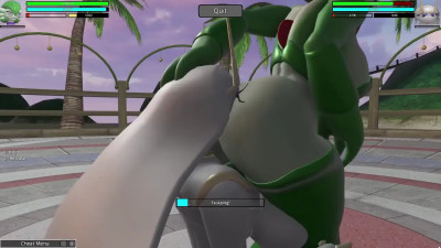 Gardevoir dominates Pheromosa! Heroine Rumble 2 Pokemon Futa X Futa