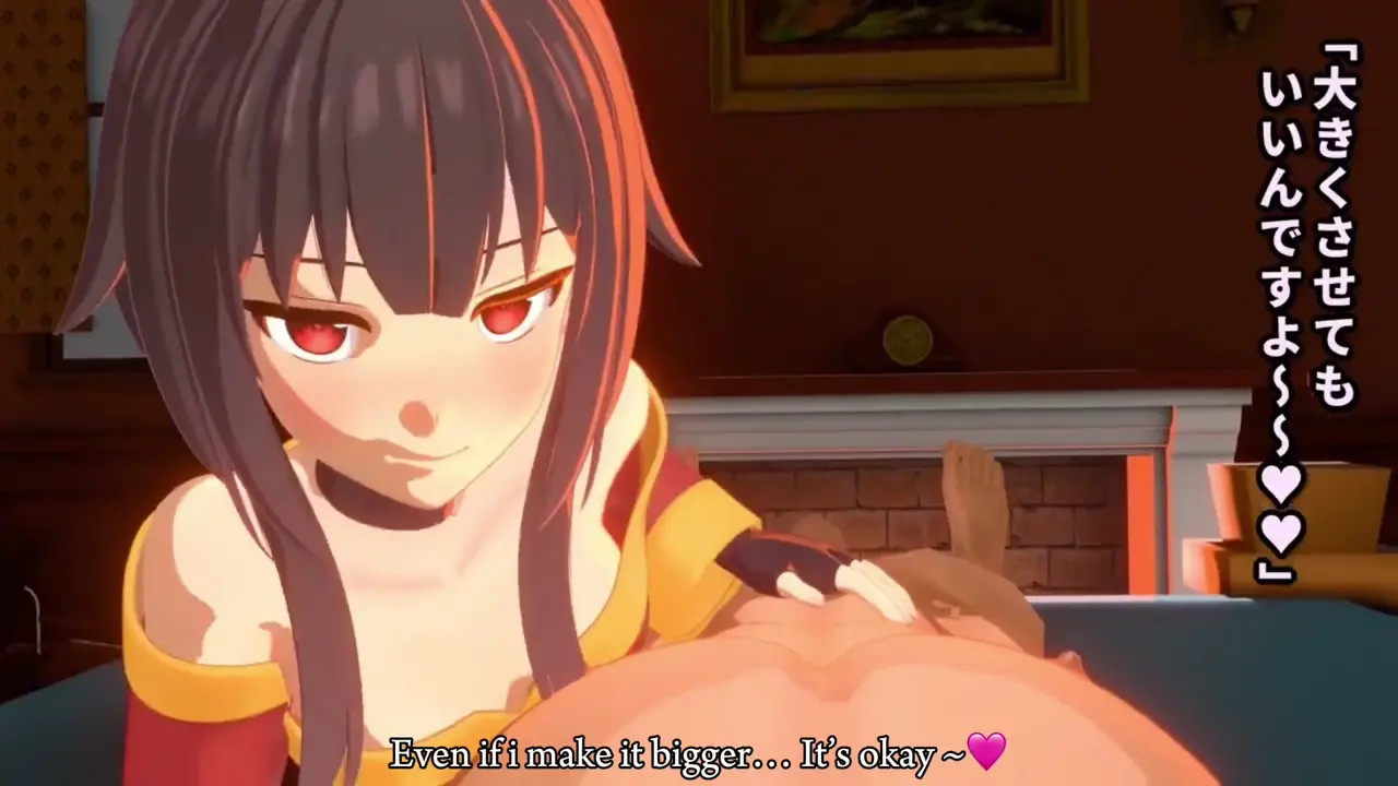 [ENG] Megumin Handjob