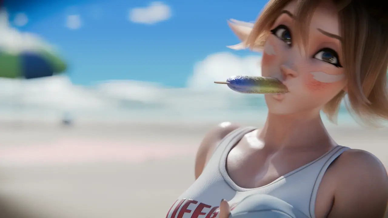 Kiriko Having Sex On The Beach