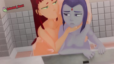 MPOV Star Fire and Raven Doggy Threesome [Infected_Heart]