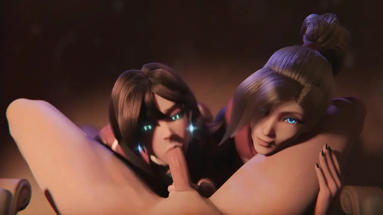 Kiriko & Mercy Witches Having Sex
