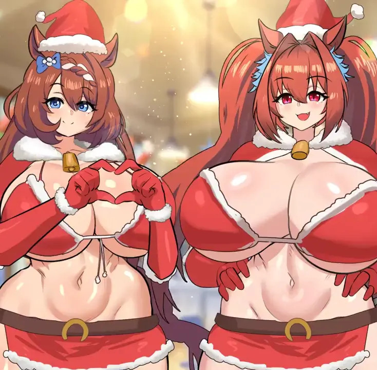 Super Creek & Daiwa Scarlet UmaMusume NSFW Christmas [MiruYuyo]