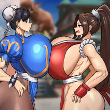 Chun-Li VS Mai Shiranui NSFW [MiruYuyo]