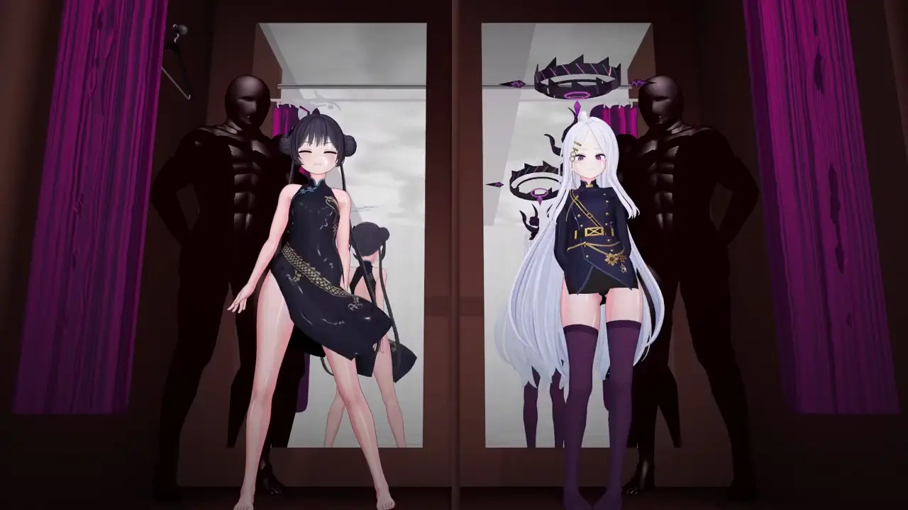 Changing room - kisaki and hina