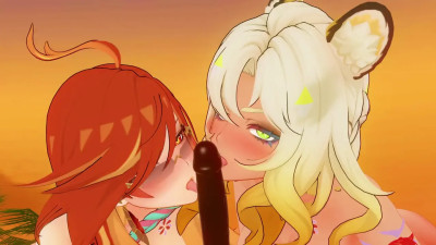 [Mixen Sound] Mavuika x Xilonen Fellatio