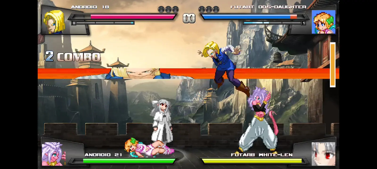 MUGEN android 18 and 21 are fucked