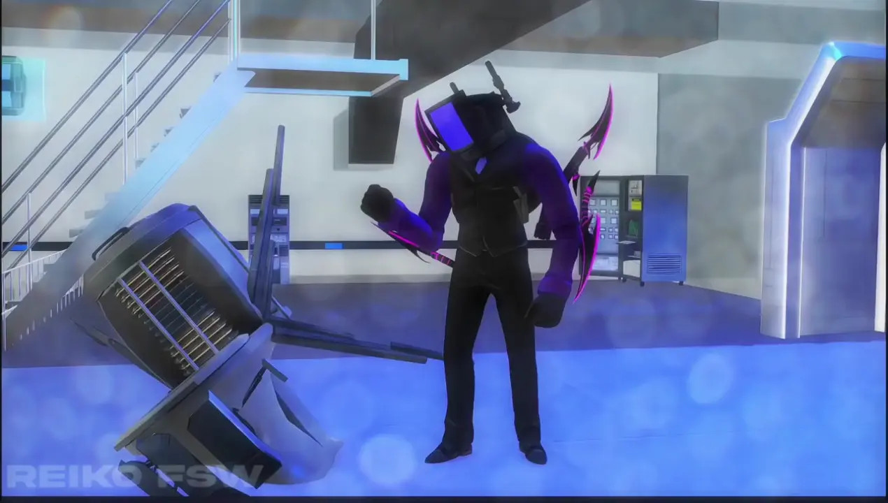 What if Dark TV Man replaced TV Man at the camera lab in episode 76?