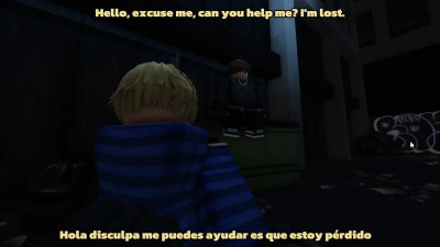 surprise in the alley